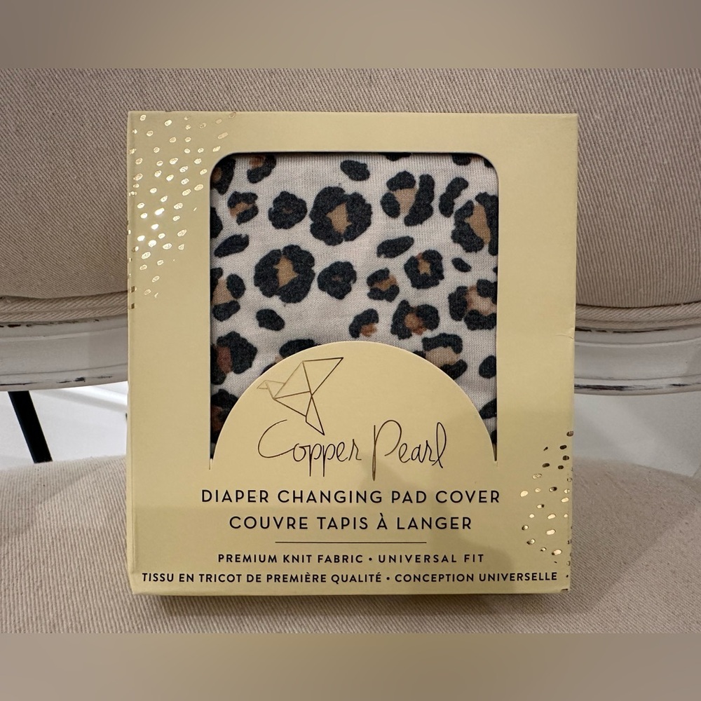 Copper Pearl Premium Knit Diaper Changing Pad Cover Zara NWT